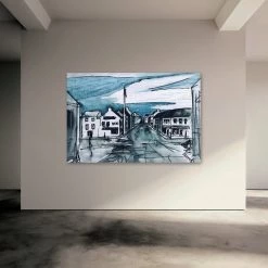 Stephen Farnan Studio Places HOLYWOOD - Town Maypole Neds County Down By Stephen Farnan