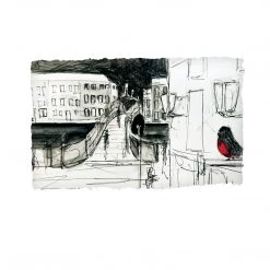 Stephen Farnan Studio HA’PENNY BRIDGE BY NIGHT - Iconic River Liffey Footbridge County Dublin By Stephen Farnan