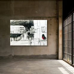 Stephen Farnan Studio HA’PENNY BRIDGE BY NIGHT - Iconic River Liffey Footbridge County Dublin By Stephen Farnan
