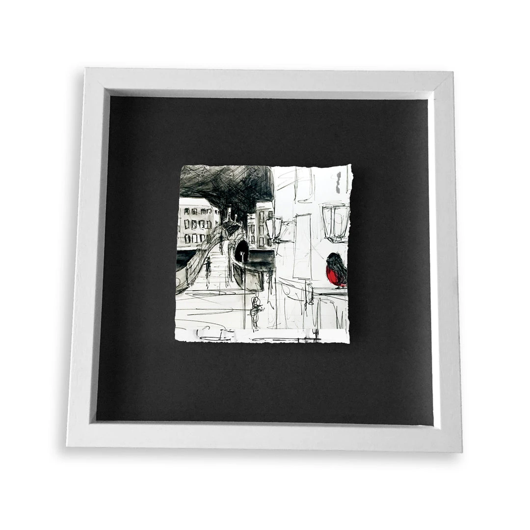 Stephen Farnan Studio HA’PENNY BRIDGE BY NIGHT - Iconic River Liffey Footbridge County Dublin By Stephen Farnan