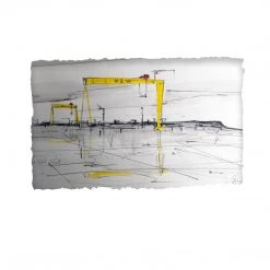 Stephen Farnan Studio HARLAND & WOLFF - The Cranes Shipyard Samson Goliath County Antrim By Stephen Farnan Places