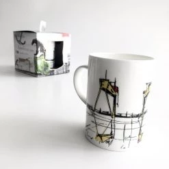 Wrapped UP Belfast The Cranes - Bone China Mug
