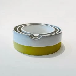 All Pottery Yellow Triple Bowl Set - Diem Pottery