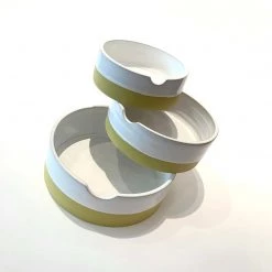 All Pottery Yellow Triple Bowl Set - Diem Pottery