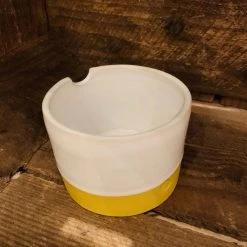 All Pottery Sugar Bowl Yellow - Diem Pottery