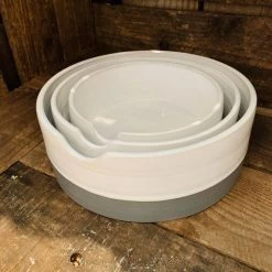 Grey Triple Bowl Set - Diem Pottery