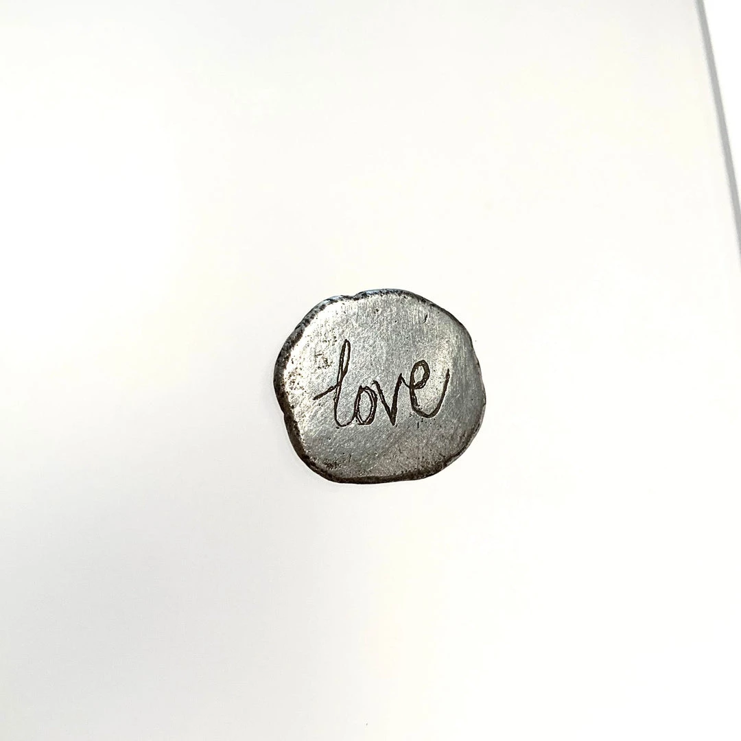 Ghost & Bonesetter All Jewellery Silver Love Token Charm