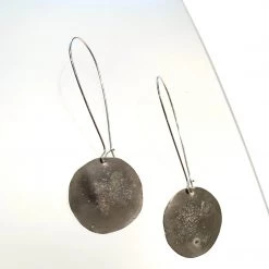 Ghost & Bonesetter Silver Gealach Drop Earrings