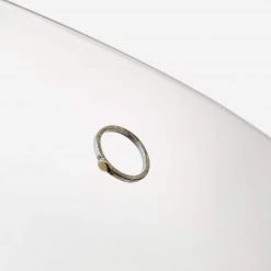 Ghost & Bonesetter All Jewellery Silver & 18ct Gold Beaten Ring