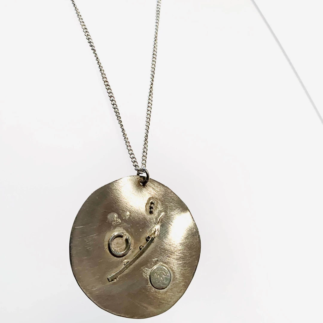 Ghost & Bonesetter Gold Plated Gealach Disc Pendant Necklaces