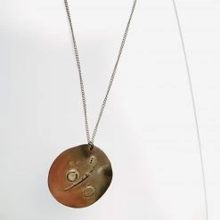 Ghost & Bonesetter Gold Plated Gealach Disc Pendant Necklaces