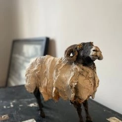 Ostinelli & Priest All Pottery RAM - Handmade Ceramic Sculpture