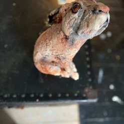 Ostinelli & Priest'Star Gazer' - Irish Hare - Handmade Ceramic Sculpture All Pottery