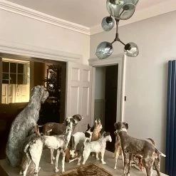 Ostinelli & Priest'Fitzpatrick' - Irish Wolfhound - Handmade Ceramic Sculpture