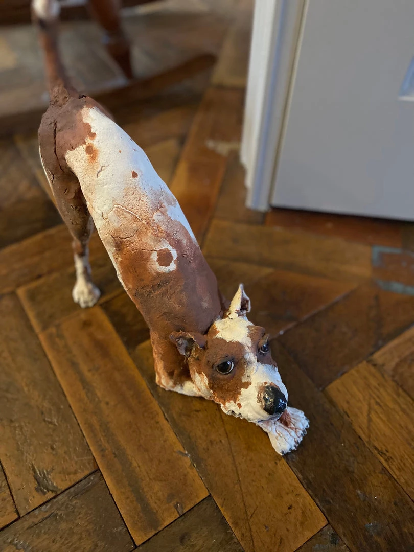 Ostinelli & Priest 'Desire' - Street Dog - Handmade Ceramic Sculpture All Pottery