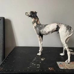Ostinelli & Priest 'Hey Lurcher' - Handmade Ceramic Sculpture All Pottery