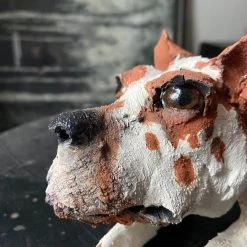 Ostinelli & Priest'Pup' - Street Dog - Handmade Ceramic Sculpture