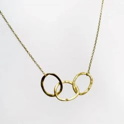 Mary K Gold 3 Oval Necklace