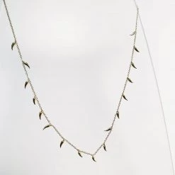Mary K Gold Chilli Pod Necklace All Jewellery