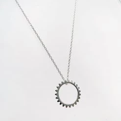 Mary K Silver Sun Necklace All Jewellery