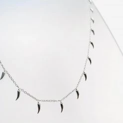 Mary K All Jewellery Silver Chilli Pod Necklace