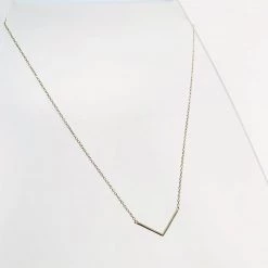 Mary K All Jewellery Gold Open V Necklace