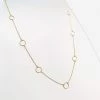 Mary K All Jewellery Gold 9 Circle Necklace