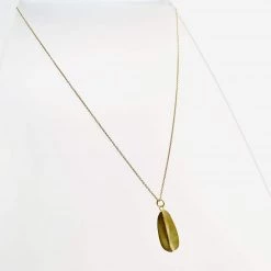 Mary K All Jewellery Gold Leaf Necklace