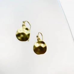 Mary K Gold Cornflake Earrings All Jewellery