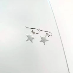 Mary K Silver Star Earrings
