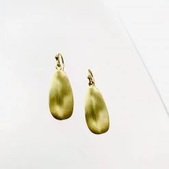 Mary K All Jewellery Gold Leaf Earrings