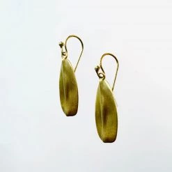 Mary K All Jewellery Gold Leaf Earrings