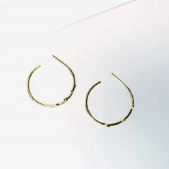 Mary K All Jewellery Gold Geometric Hoop Earrings