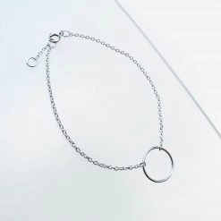 Mary K Silver Circle Bracelet
