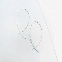 Mary K All Jewellery Silver Crossover Earrings