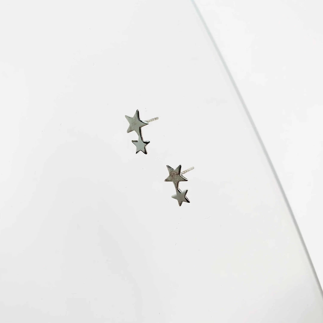 Mary K Silver 2 Star Climber All Jewellery