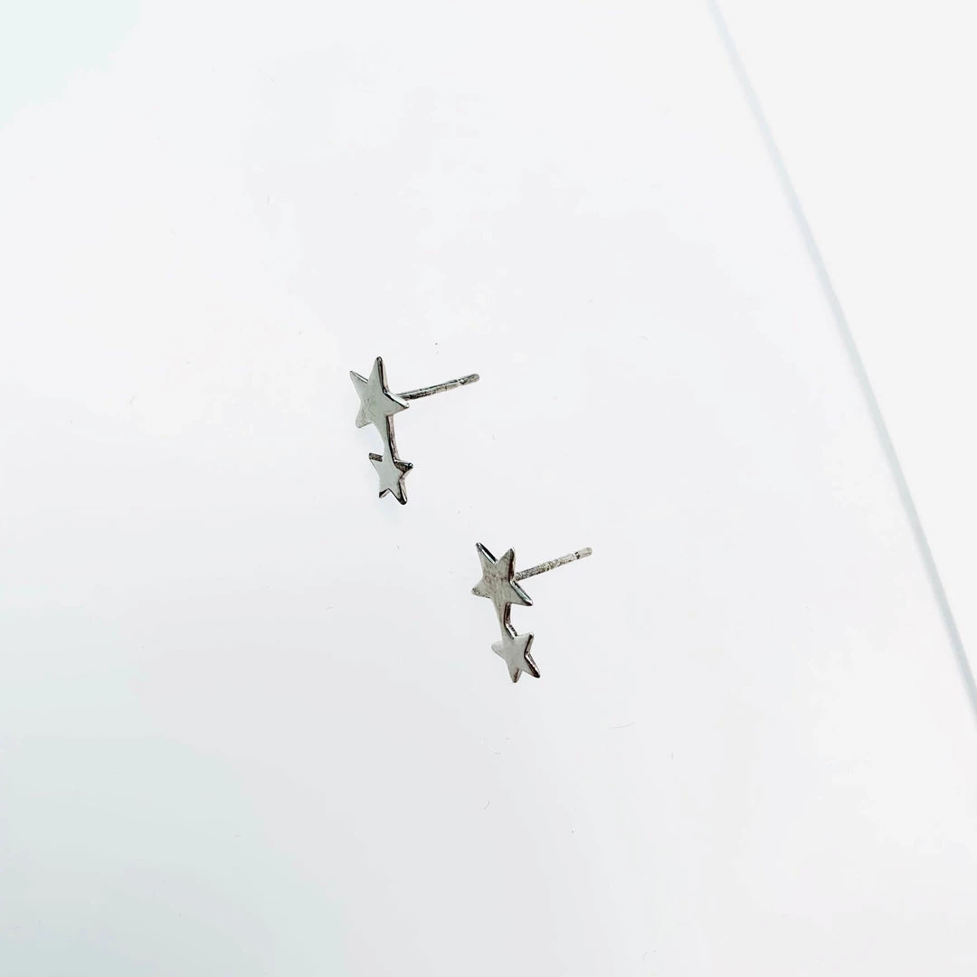 Mary K Silver 2 Star Climber All Jewellery