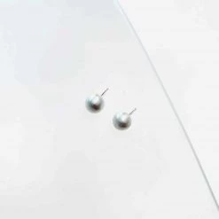 Mary K Silver Orb Stud