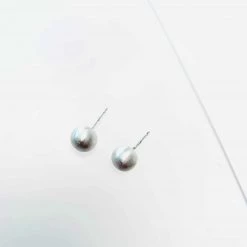 Mary K Silver Orb Stud