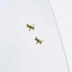 Mary K Gold Dragonfly Studs All Jewellery