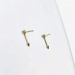 Mary K All Jewellery Gold Arrow Stud