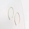 Mary K All Jewellery Gold Curve Earrings
