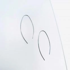 Mary K Silver Curve Earrings