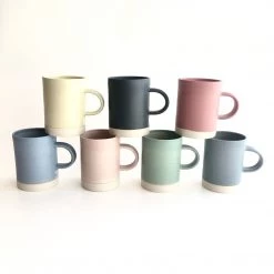 John Ryan Ceramics SOFT GREY - Mug - Hand Thrown Contemporary Irish Pottery All Pottery