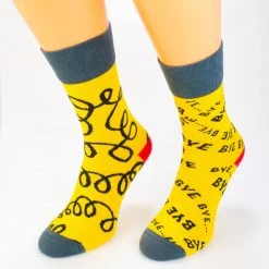 Irish Socksciety BYE BYE BYE - Funny Irish Socks Made In Ireland