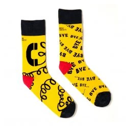 Irish Socksciety BYE BYE BYE - Funny Irish Socks Made In Ireland