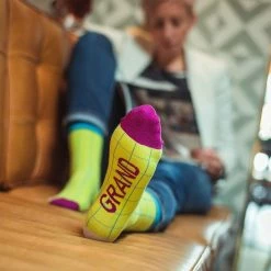 Irish Socksciety GRAND Lime - Funny Irish Socks Made In Ireland