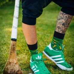 Irish Socksciety HURLING PULL HARD - Funny Irish Socks Made In Ireland