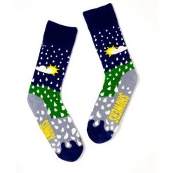 Irish Socksciety SUNNY SPELLS AND SCATTERED SHOWERS - Funny Irish Socks Made In Ireland