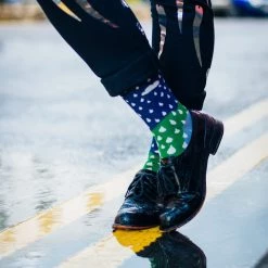Irish Socksciety SUNNY SPELLS AND SCATTERED SHOWERS - Funny Irish Socks Made In Ireland